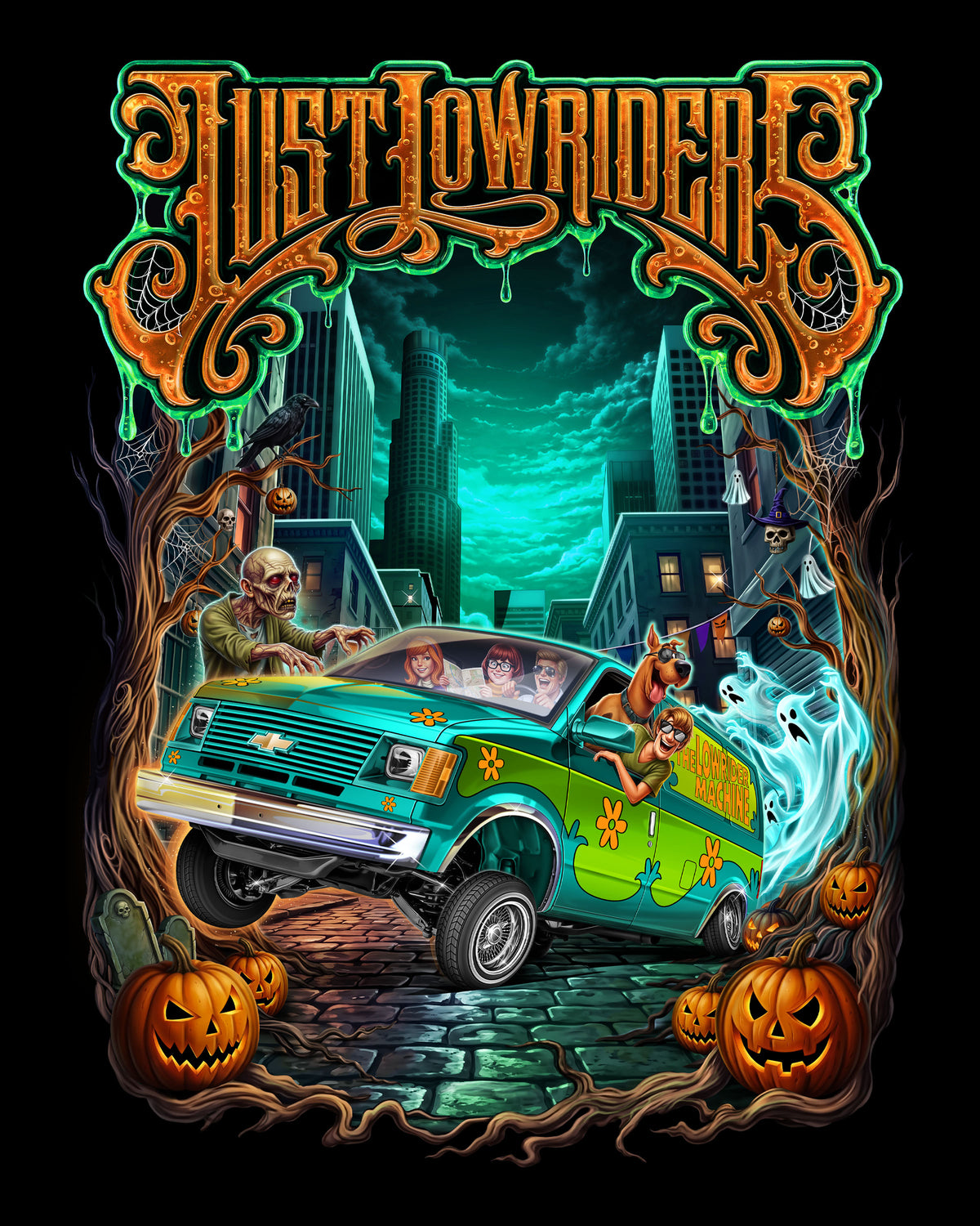 Halloween Lowrider Scooby Doo Tee