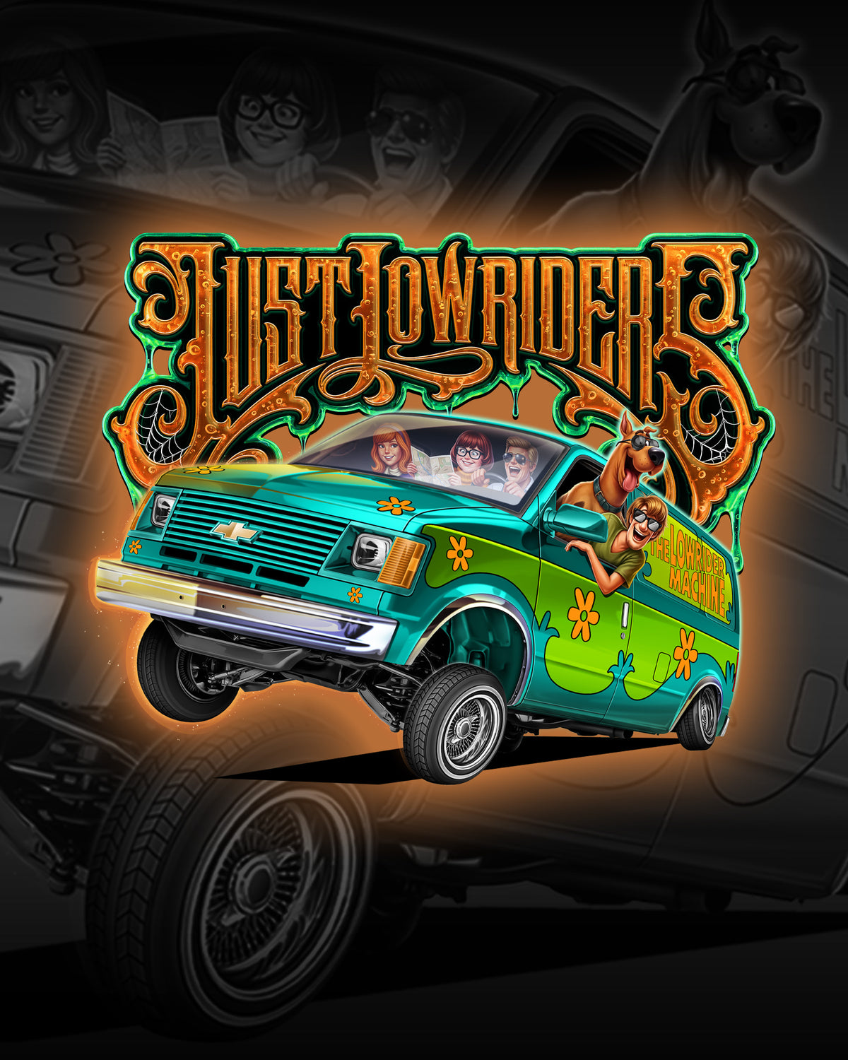 Lowrider Horror Sticker Pack & Keychain!