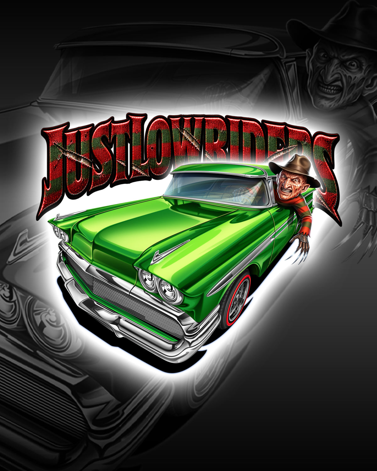 Lowrider Horror Sticker Pack & Keychain!