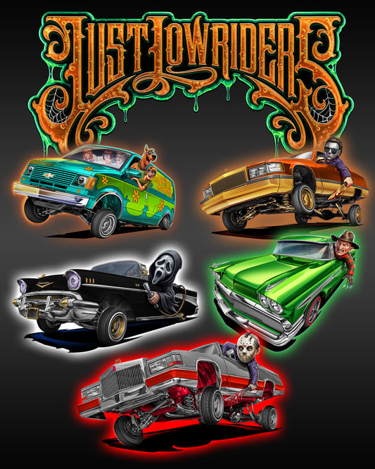 Lowrider Horror Sticker Pack & Keychain!