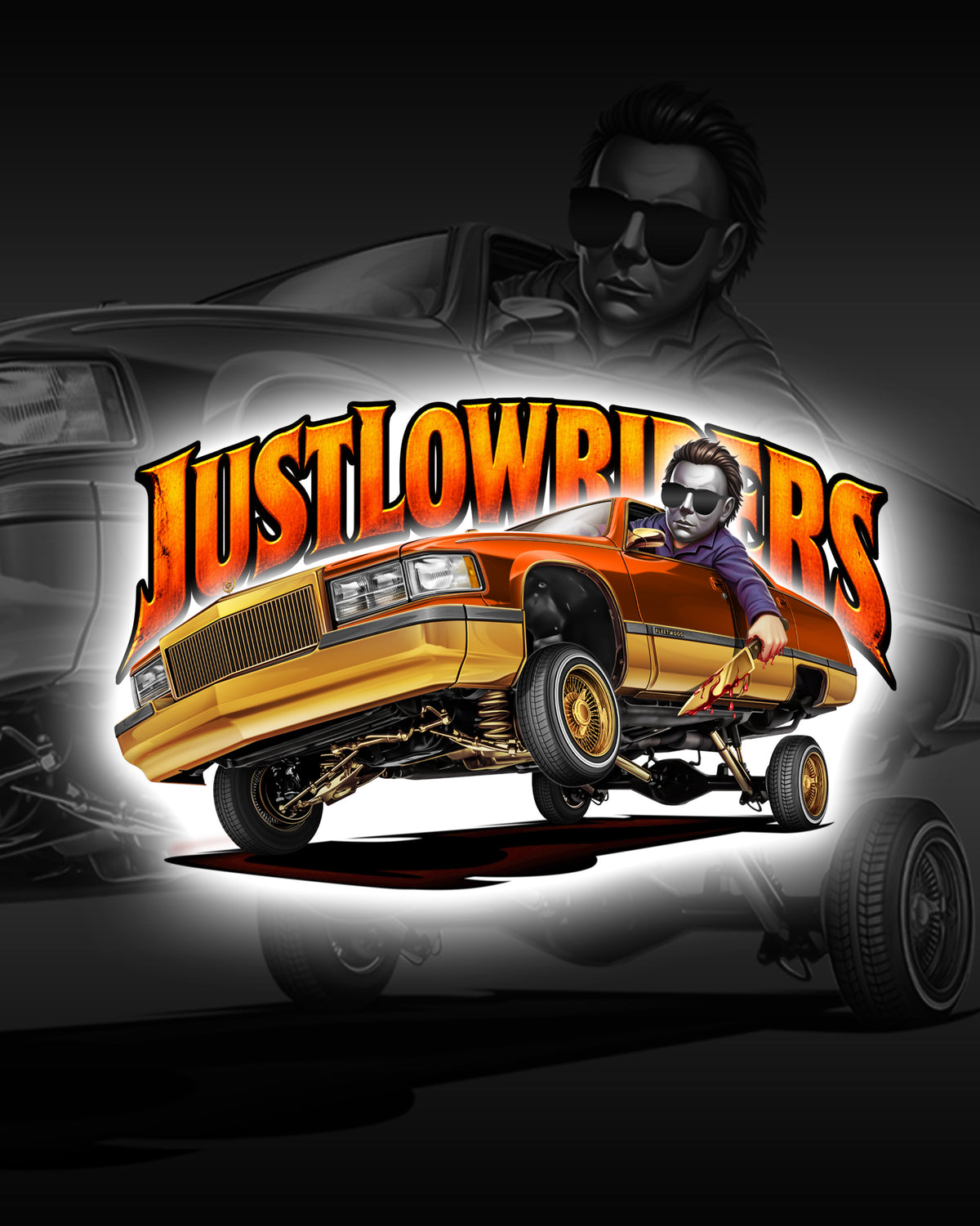 Lowrider Horror Sticker Pack & Keychain!